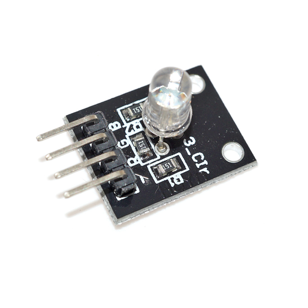 Full Color RGB LED Arduino Sensor Module DC 5V Common Cathode Driver With 4 Pins